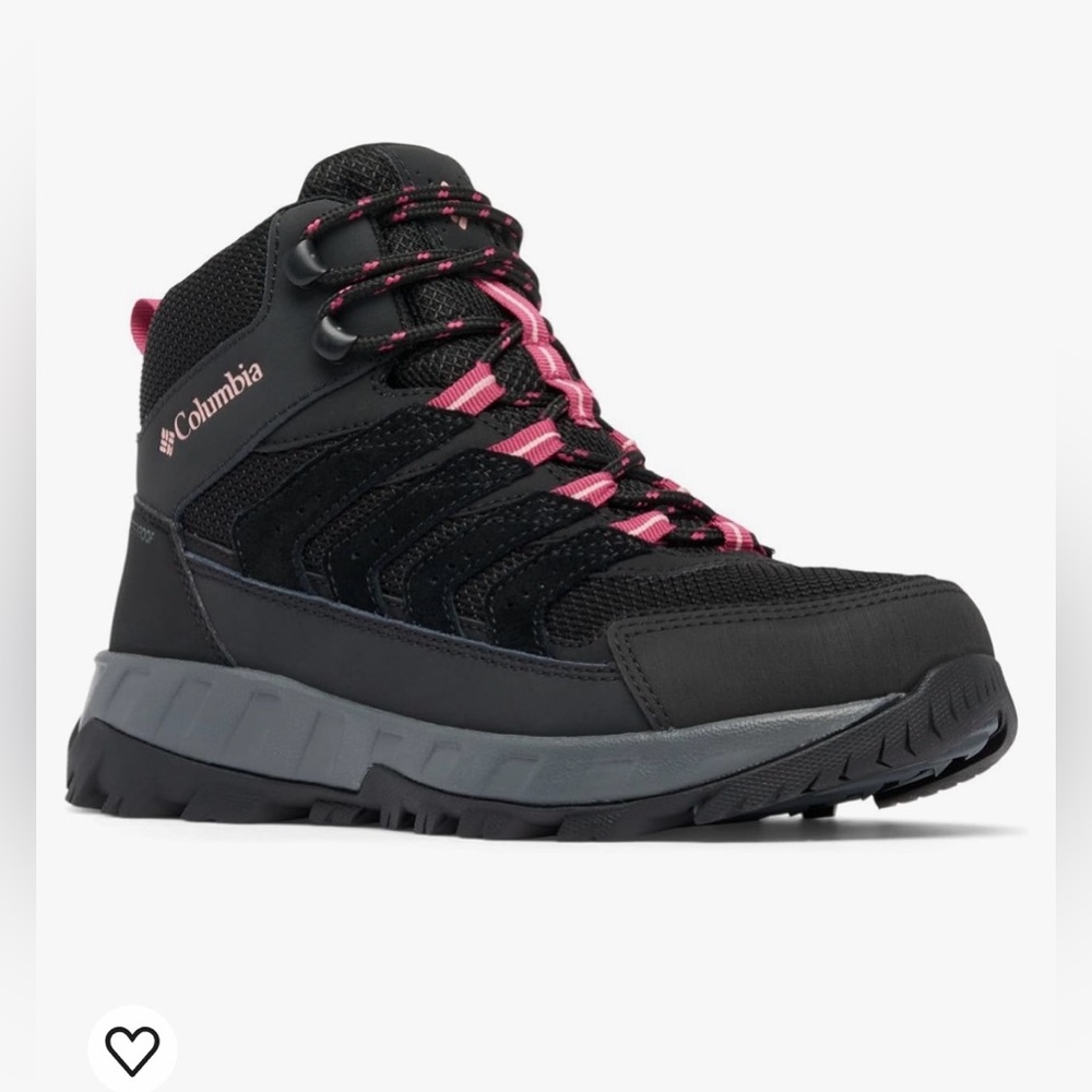 Columbia Black and Pink Winter Boots
